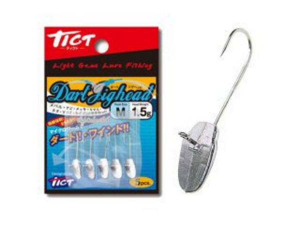 Zeck Dart Jig Head Teste Piombate A Freccetta | Taglia 3/0 | Pesi: 5g 7g 10g 14g | 3 Pezzi