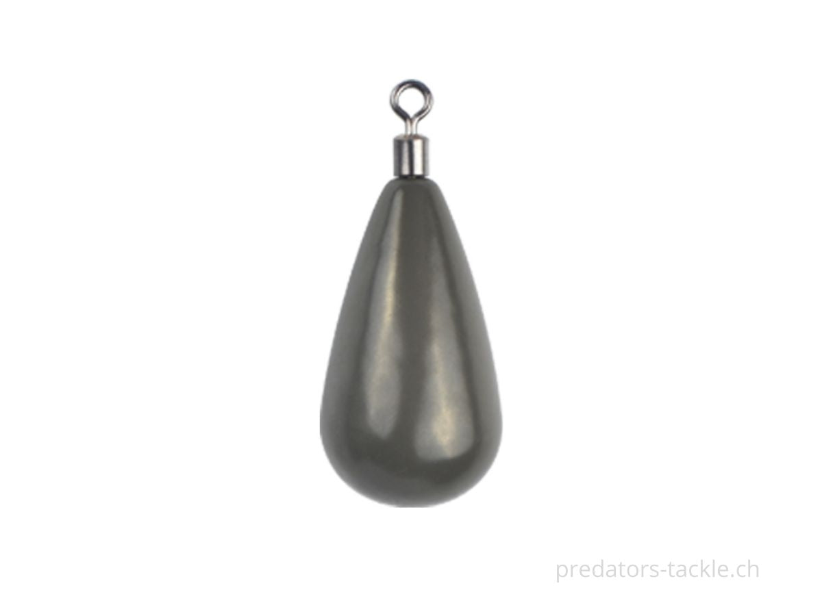 Pear lead with swirl tungsten