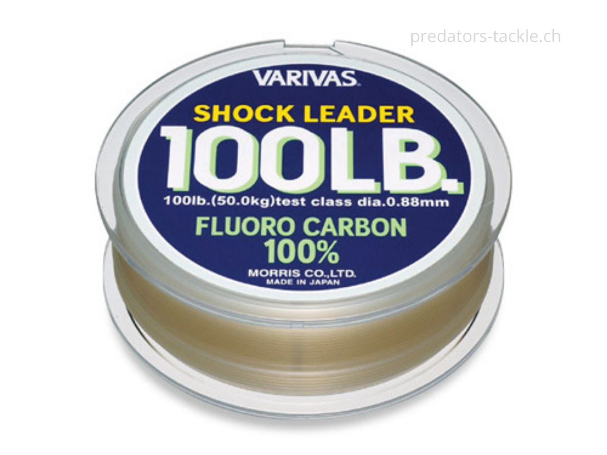 VARIVAS Shock Leader 100% Fluorocarbon