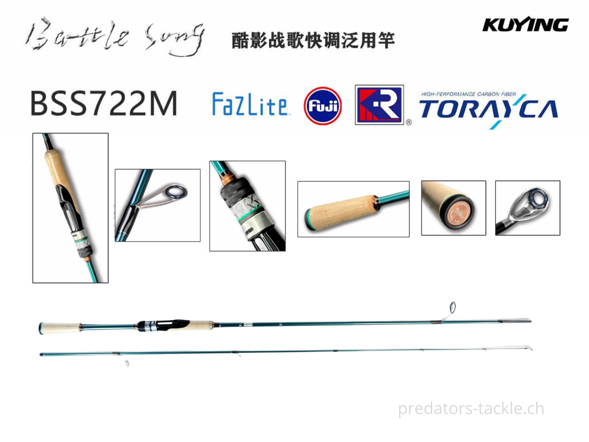 kuying rod vs shimano Cufter Game NEW Kuying Battle Song - Predators-Tackle